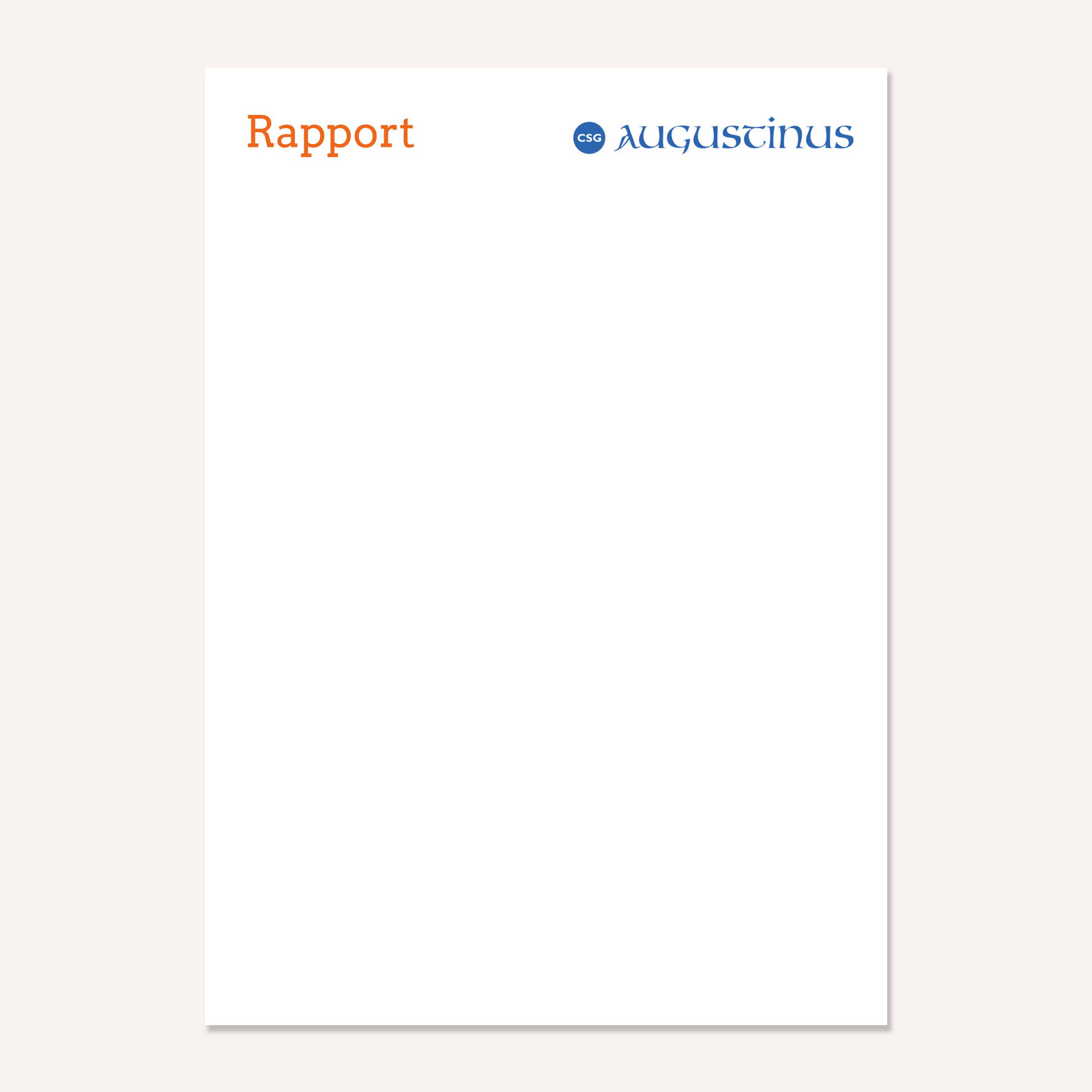 CSG-Augustinus-rapportblad-1