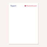 CSG Kluiverboom - Rapportbladen A4
